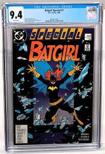 BATGIRL Special #1 CGC 9.4 White Pages Mike Mignola Cover DC Comics 1988