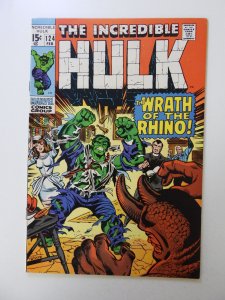 The Incredible Hulk #124 (1970) VF- condition