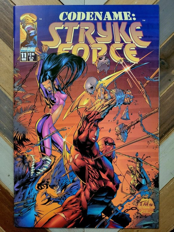 Codename Strykeforce #8, 11, 12 + Poster / Marc Silvestri Image Comics 1994 VF+