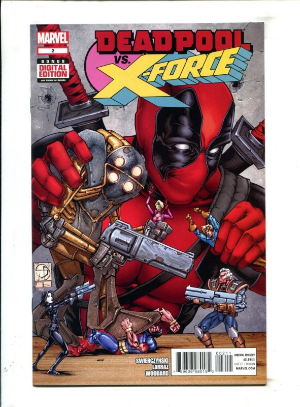 Deadpool vs X-Force 4PC #1-4 - Complete Set / Shane Davis Covers (9.0/9.2) 2014