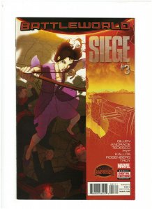 The Siege #3 VF/NM 9.0 Marvel Comics 2015 Battleworld Secret Wars, Kieron Gillen 