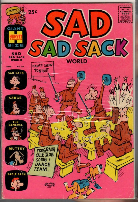 Sad Sad Sack World #19 (1968) 2.5 GD+