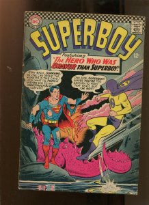 SUPERBOY #132 (4.5) THE HERO WAS BRAVER THAN SUPERBOY! 1966