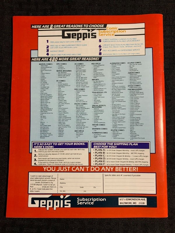 1983 NEMO Classic Comics Library #4 FVF 7.0 Flash Gordon / George Storm