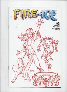 Fire And Ice #2 1:25 Linsner Variant