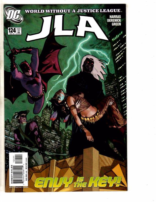 Lot Of 8 JLA DC Comic Books # 117 118 119 120 121 122 123 124 Batman Flash J261