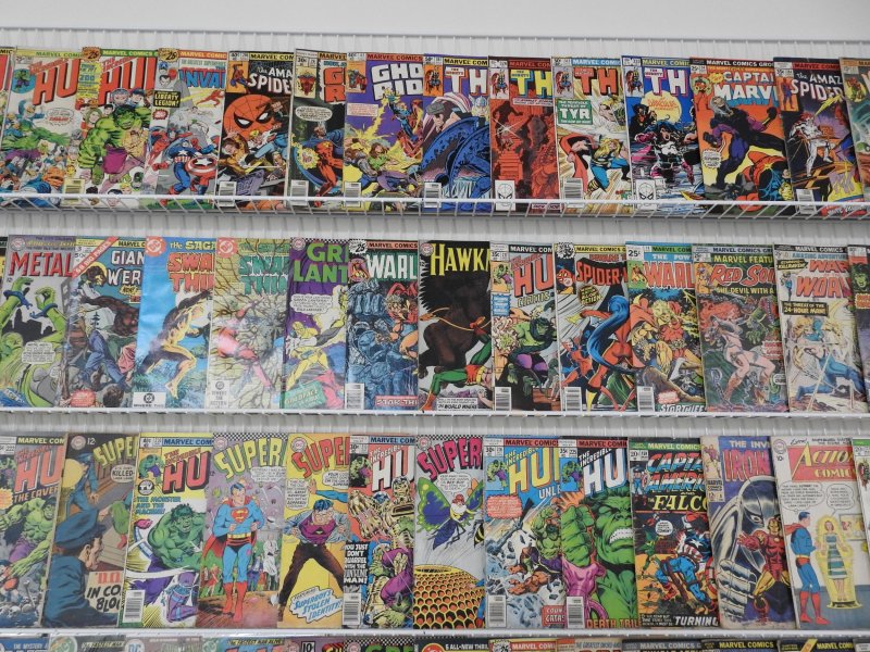 Huge Lot 180+ Low Grade Comics W/ Hulk, Flash, Thor, +More! See description