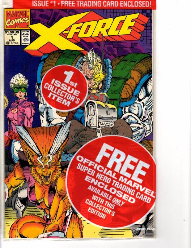 X-Force # 1 FIVE (5) Copies, 5 Different Cards Marvel Comics Deadpool Cable J68