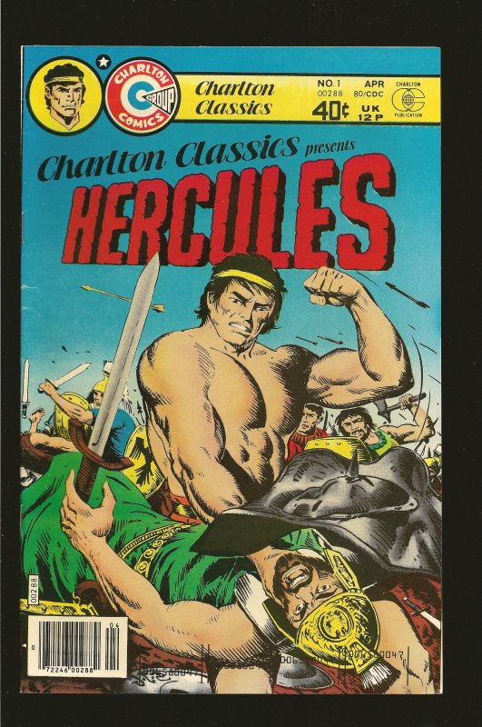 Charlton Comics Classics Hercules Vol 1 No 1 April 1980