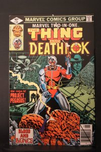 Marvel Two-in-One #54 1979 Super-High-Grade NM Thing vs. Deathlok C'vill...