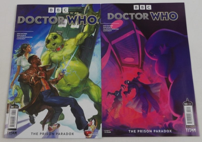Doctor Who: The Prison Paradox #1-4 VF/NM complete series Fifteenth BBC ; Titan