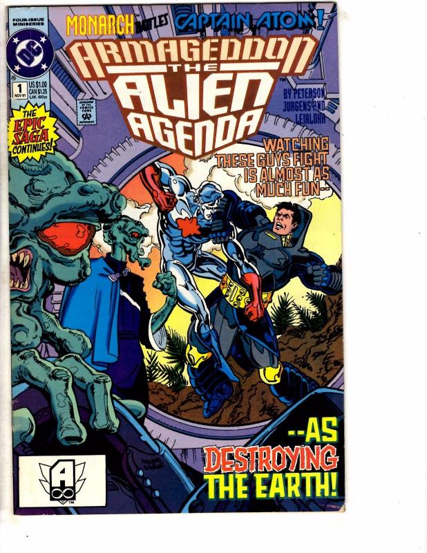 Armageddon The Alien Agenda DC Comics Limited Series # 1 2 3 4 + # 1 2001 J210