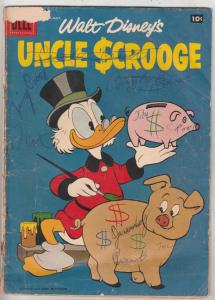 Uncle Scrooge, Walt Disney #21 (Mar-58) FR Low-Grade Uncle Scrooge