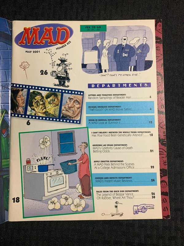 2001 MAD Magazine #405 FN- 5.5 Alfred E Neuman / George W Bush