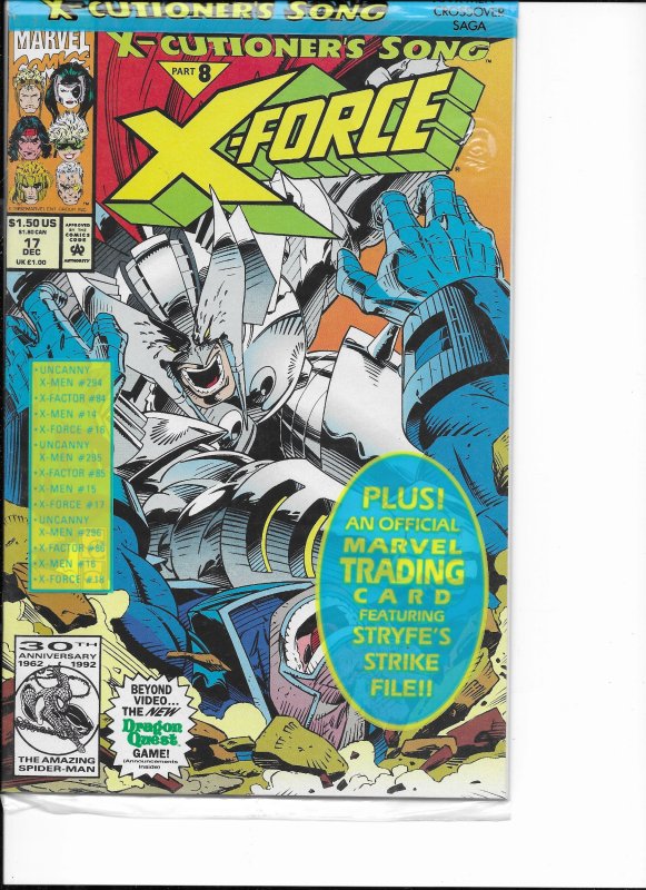 X-Force #17 Bagged Cover (1992)