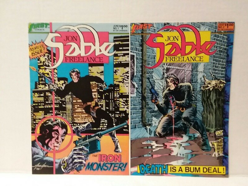 JON SABLE #1 & #2 + JON SABLE FREELANCE VOL 2 GRAPHIC NOVEL - FREE SHIPPING