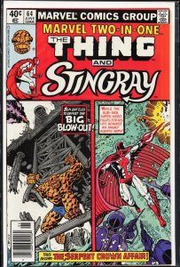 Marvel Two-in-One #64 (1980) Stingray [Key Issue]