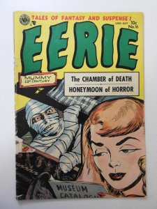Eerie #16 (1954) VG- Condition! Cover detached top staple
