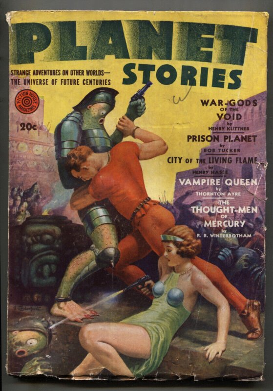 Planet Stories--Fall 1942--Vampire Queen--Rare Pulp Magazine
