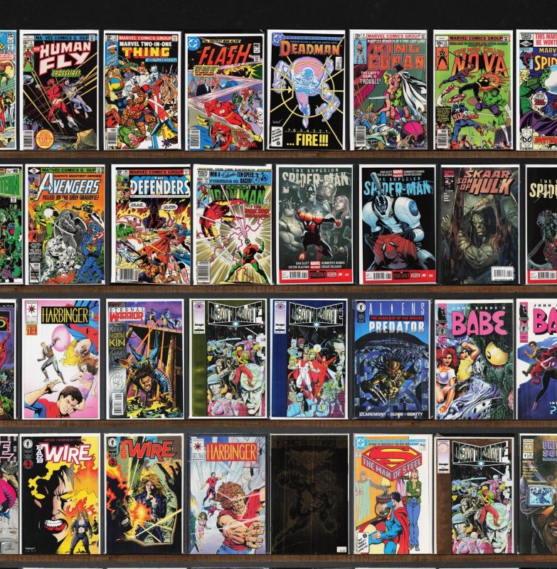 Huge Lot 140+ Comics with Dazzler, Barb Wire, Hardcase, Firearm & More!