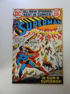 Superman #255 (1972) VG+ condition