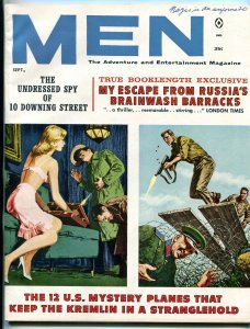 Men Magazine September 1961-Paula Dukes- Russia Brainwash Barracks