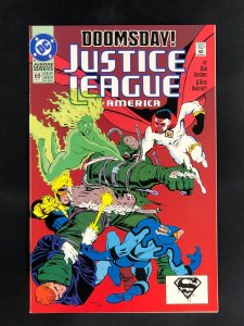 Justice League America #69 (1992) Doomsday vs the Justice League