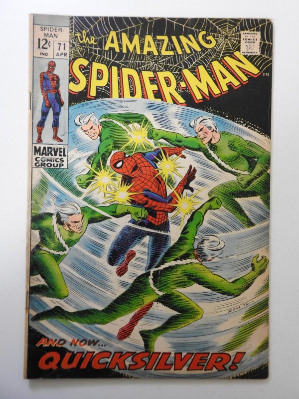 The Amazing Spider-Man #71 (1969) VG Condition moisture stain