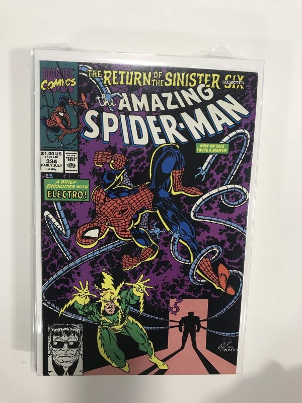 The Amazing Spider-Man #334 (1990) NM10B212 NEAR MINT NM