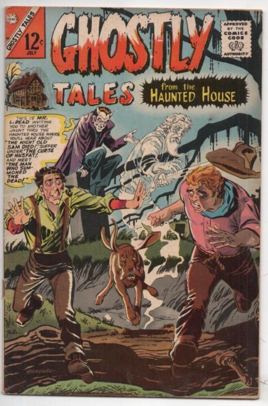 GHOSTLY TALES #56, FN, Haunted House, Horror, 1966, more Charlton in store