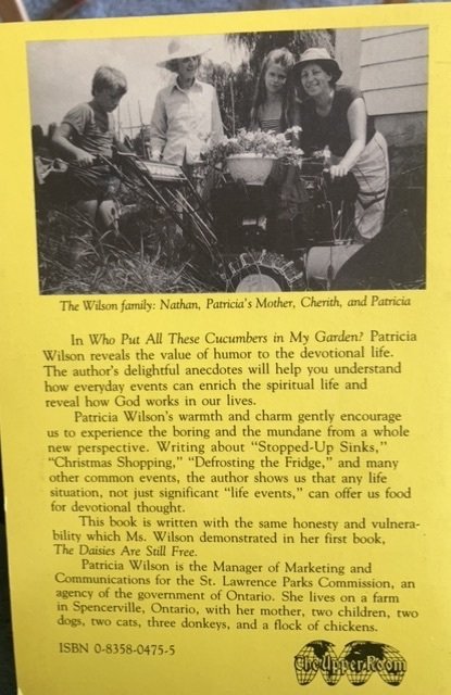 Who put these cucumbers in my garden, Wilson, 1984