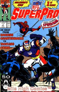 NFL SUPERPRO (1991 Series)  #1 Very Good Comics Book