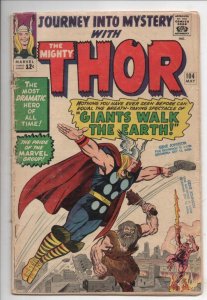 JOURNEY INTO MYSTERY #104, GD, Thor, 1964, 2nd Enchantress Marvel Jack Kirby