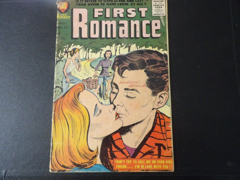 First Romance Magazine #52 (1958) Harvey Comics G/VG