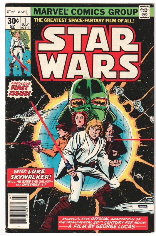 Star Wars #1 (1977) 1st printing a New Hope!