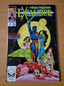 Excalibur #16 Direct Market Edition ~ NEAR MINT NM ~ 1989 DC Comics
