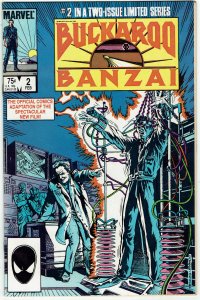 Buckaroo Banzai #2 (1984 v1) Movie Adaptation VF+