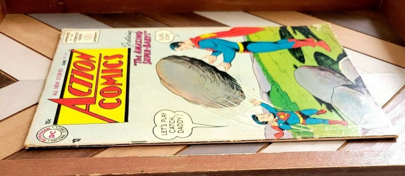 ACTION COMICS #217 FN (DC Comics, June 1956) Superman & The Amazing Superbaby