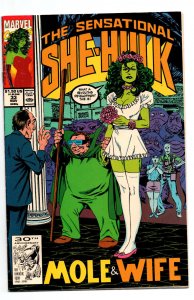 Sensational She-Hulk #33 - Wedding Cover - 1991 - NM