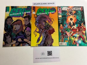 3 GEN13 Ordinary Heroes Image Comic Book # 1 2 GEN13 GenX # 1 93 CT8