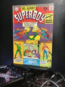 Superboy #129 (1966) High-grade giant-size Mon-El key! Supergirl! VF Boca CERT!