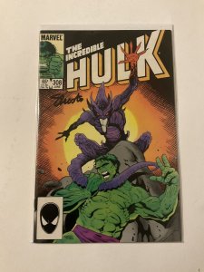 Incredible Hulk 308 Near Mint Nm Shooter Signed Marvel