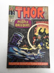 Thor #134 (1966) VG+ Condition ink fc