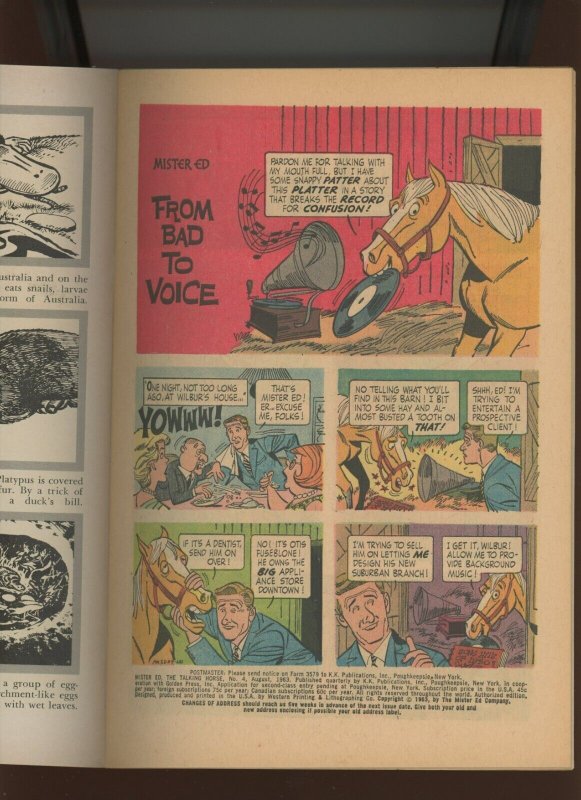 (1963) Mister Ed, The Talking Horse #4: SILVER AGE! PHOTO COVER! (8.0/8.5)