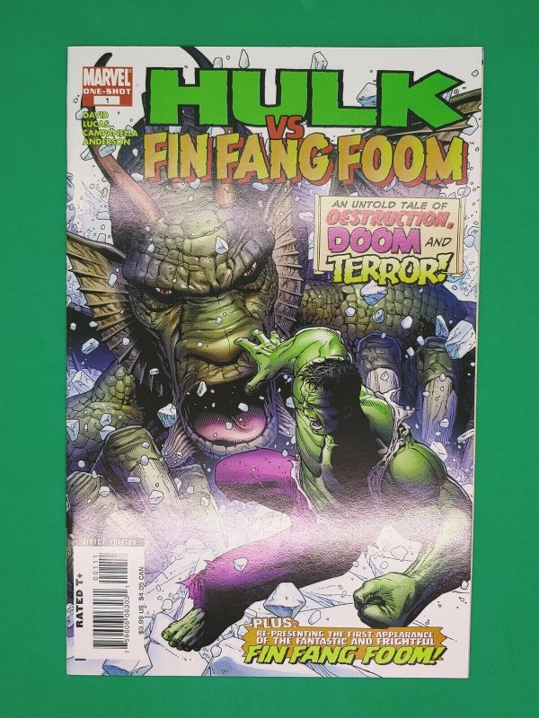 Hulk VS Fin Fang Foom #1 The Fin from Outer Space NM- Marvel Comic