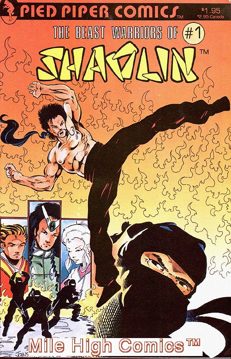BEAST WARRIORS OF SHAOLIN (1987 Series) #1 Good Comics Book