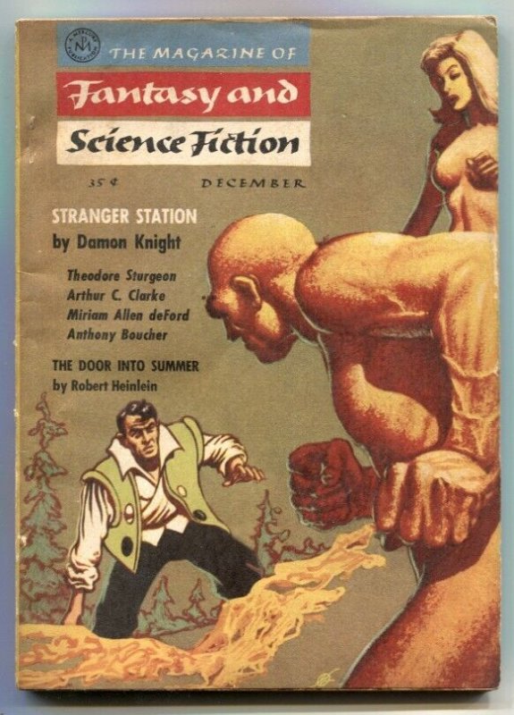 Magazine of Fantasy and Science Fiction 12/56- Stranger Station