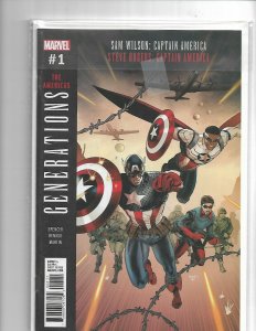 GENERATIONS CAPTAIN AMERICAS #1A, 1B NM nw84
