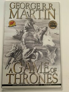 GAME OF THRONES #1 DF EXCLUSIVE COVER SIGNED BY ALEX ROSS WITH COA. 