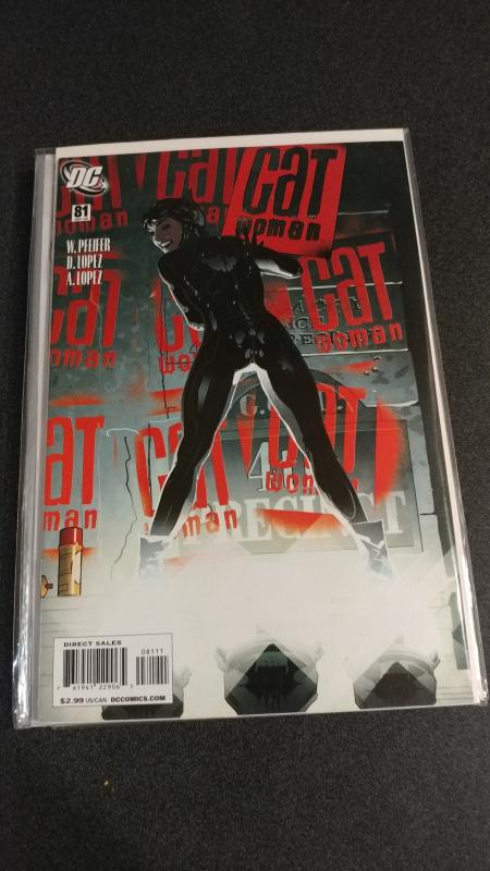 CATWOMAN 81 ADAM HUGHES COVER HOT HARD TO FIND DC